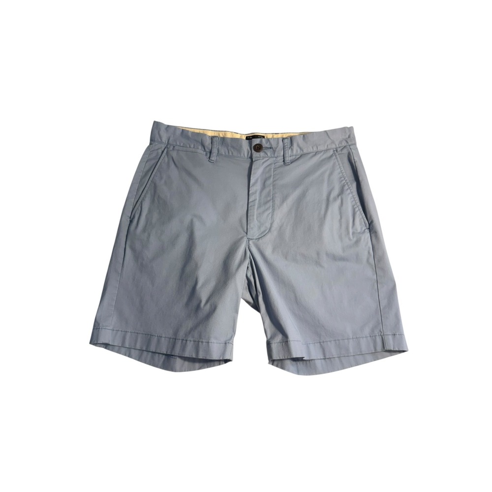 J.Crew Mens 29 Light Blue 7 Inch Stretch Chino Shorts BE051 SU24